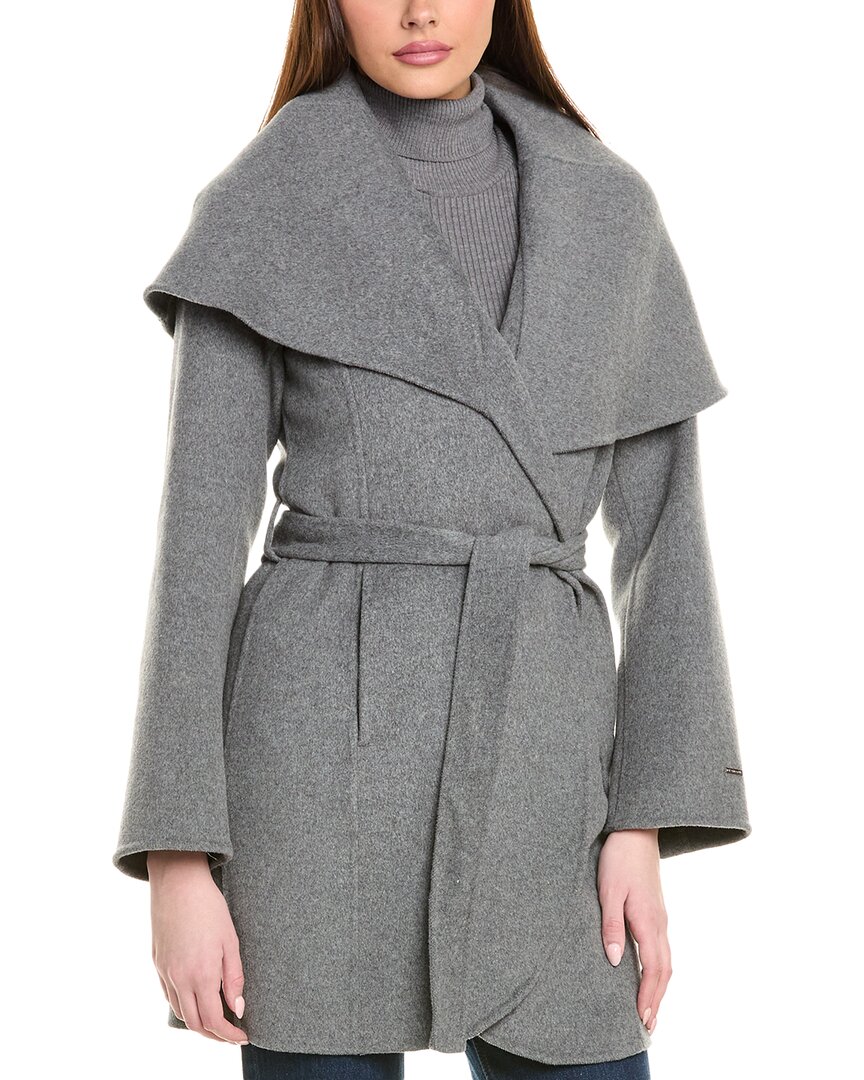Tahari Double Face Wool-blend Coat