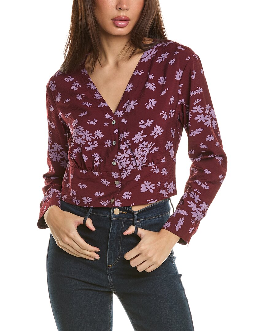Shop Madewell Rosalind Top In Red