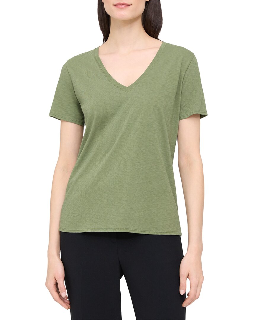 Shop Theory Dayne B T-shirt In Green