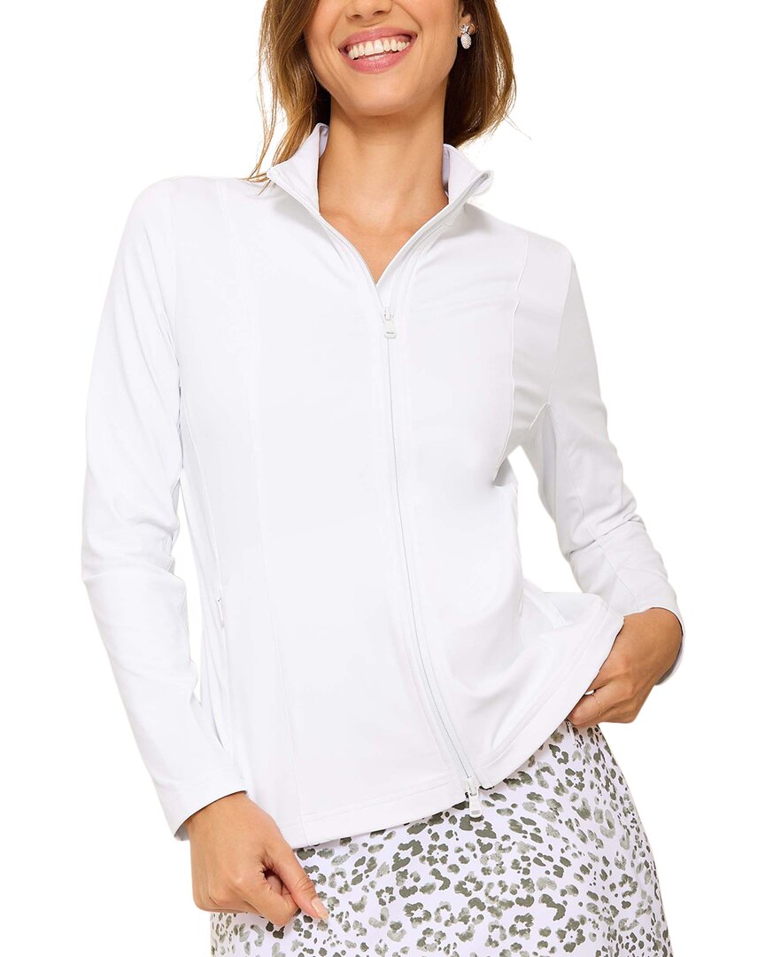 Tommy Bahama Aubrey Full Zip Jacket In White