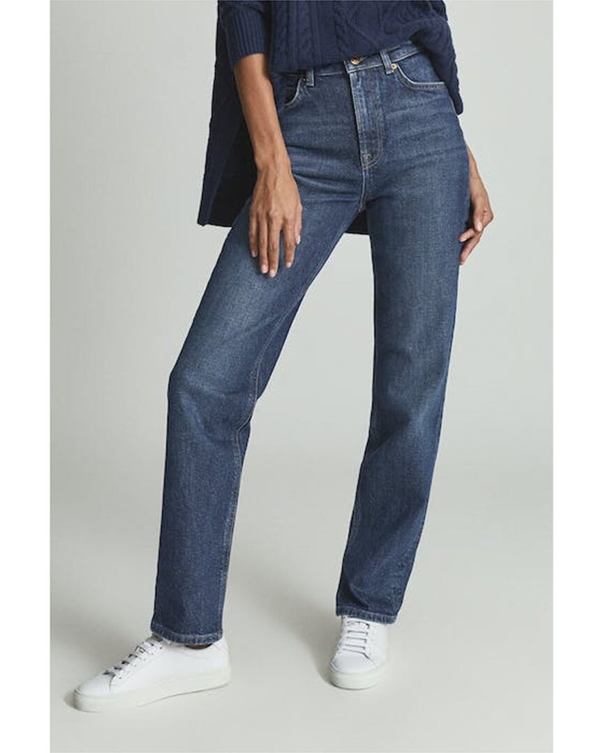 Reiss Bay Straight Pant In Blue