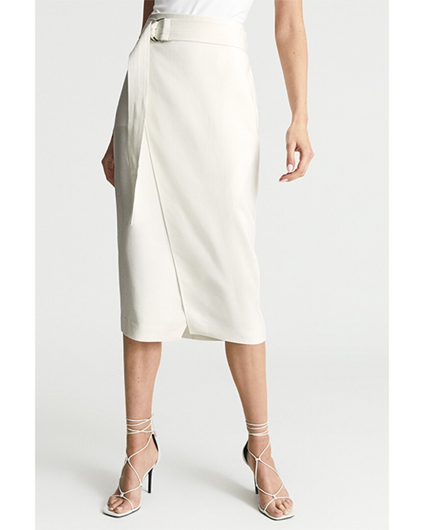 Reiss Alora Skirt In White