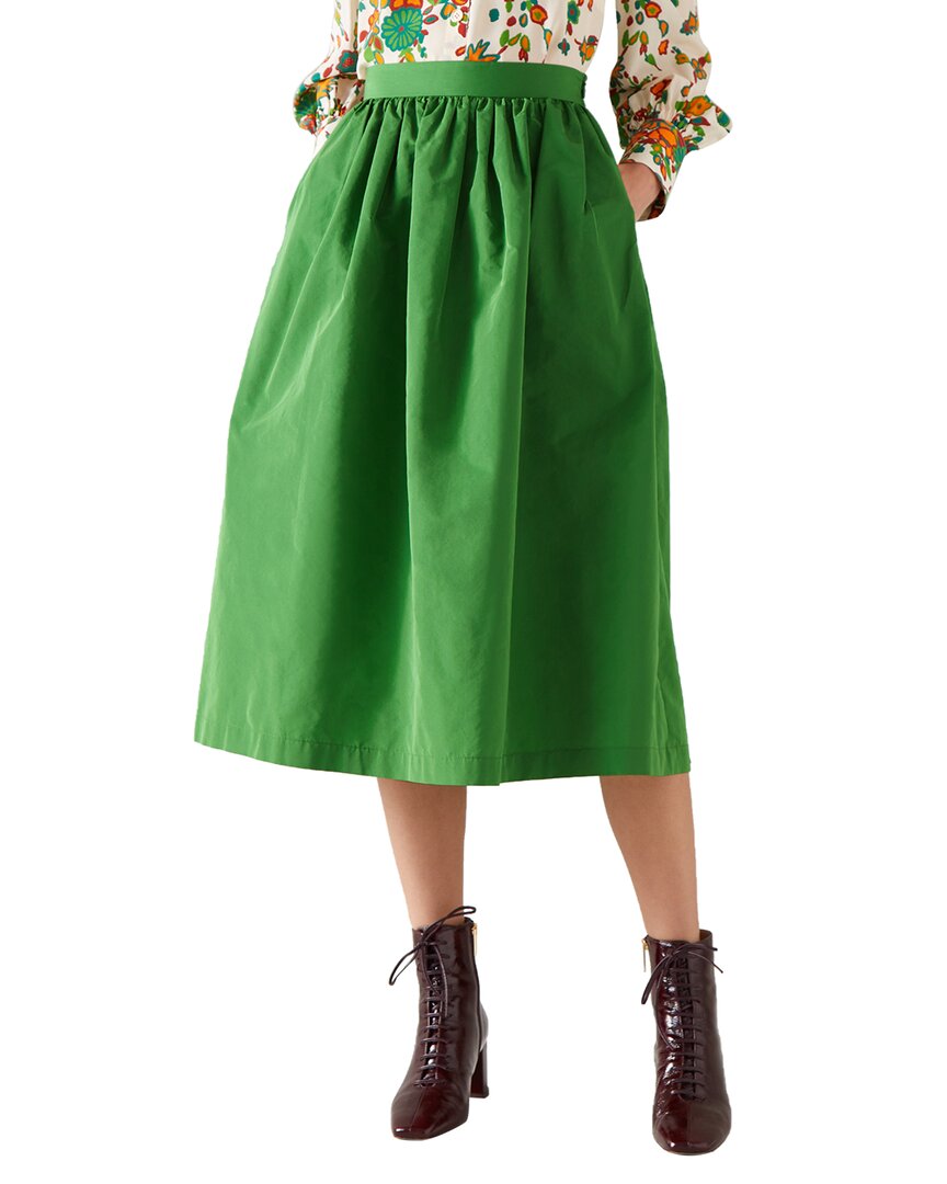 Lk Bennett Olsen Skirt In Green