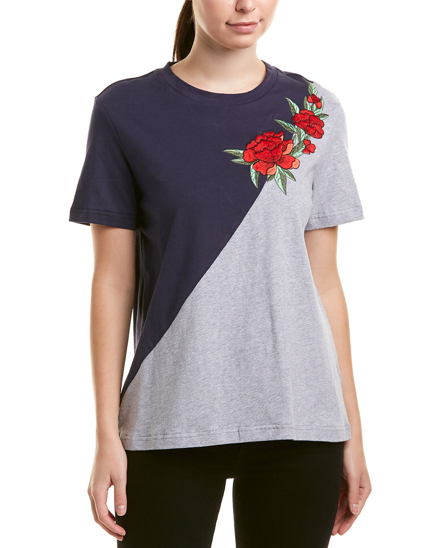 Image of Lea & Viola Embroidered T-Shirt