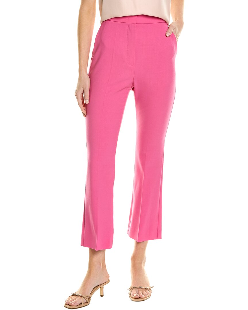 Shop Max Mara Circeo Wool-blend Trouser In Pink