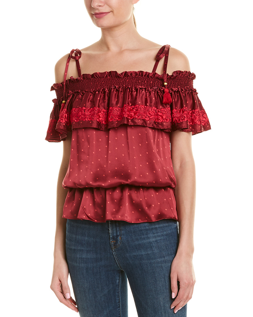 Image of Figue Tessa Silk Top
