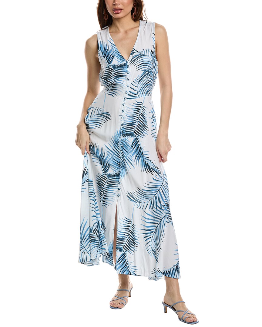 Walker & Wade Fiji Midi Dress In Blue