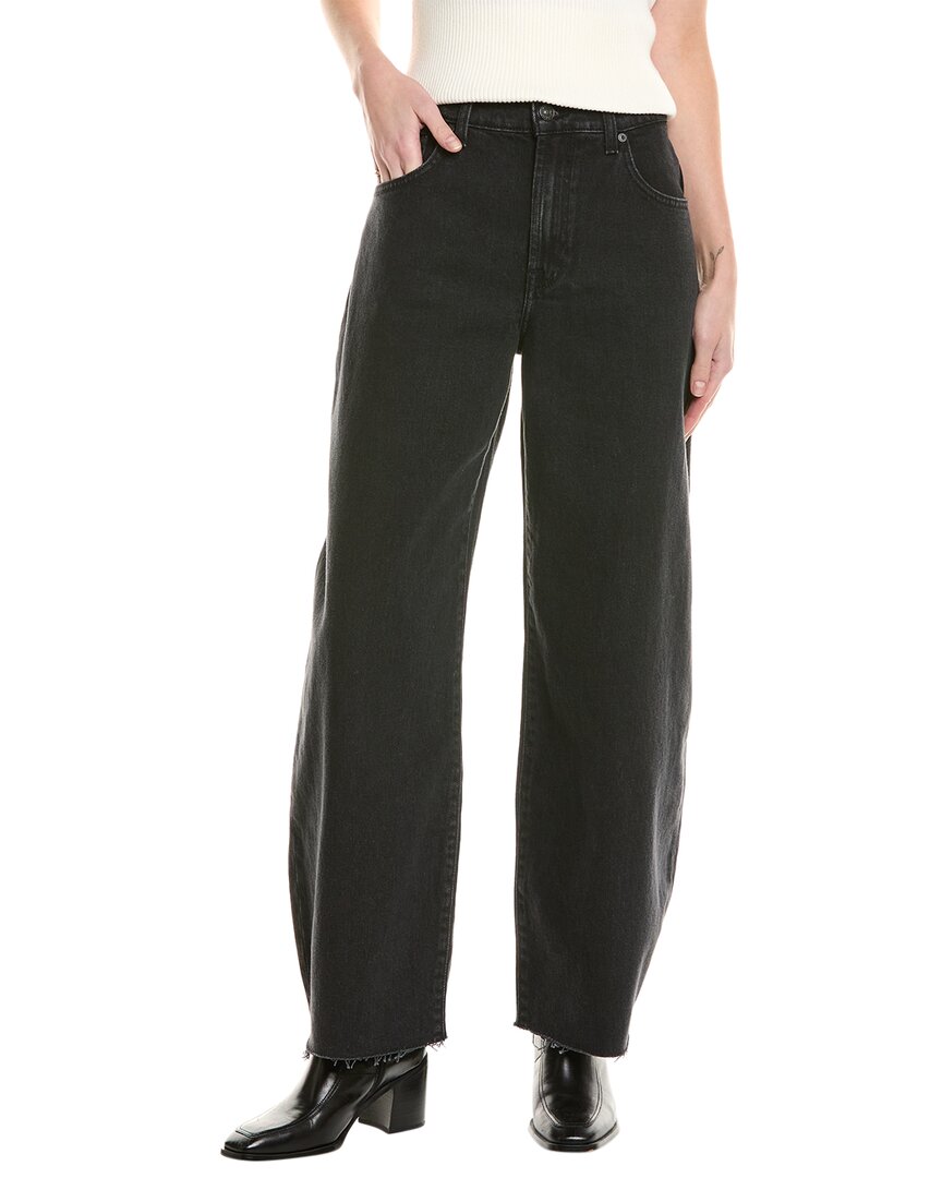 7 FOR ALL MANKIND 7 FOR ALL MANKIND BONNIE CURVILINEAR THUNDER CURVED WIDE LEG JEAN