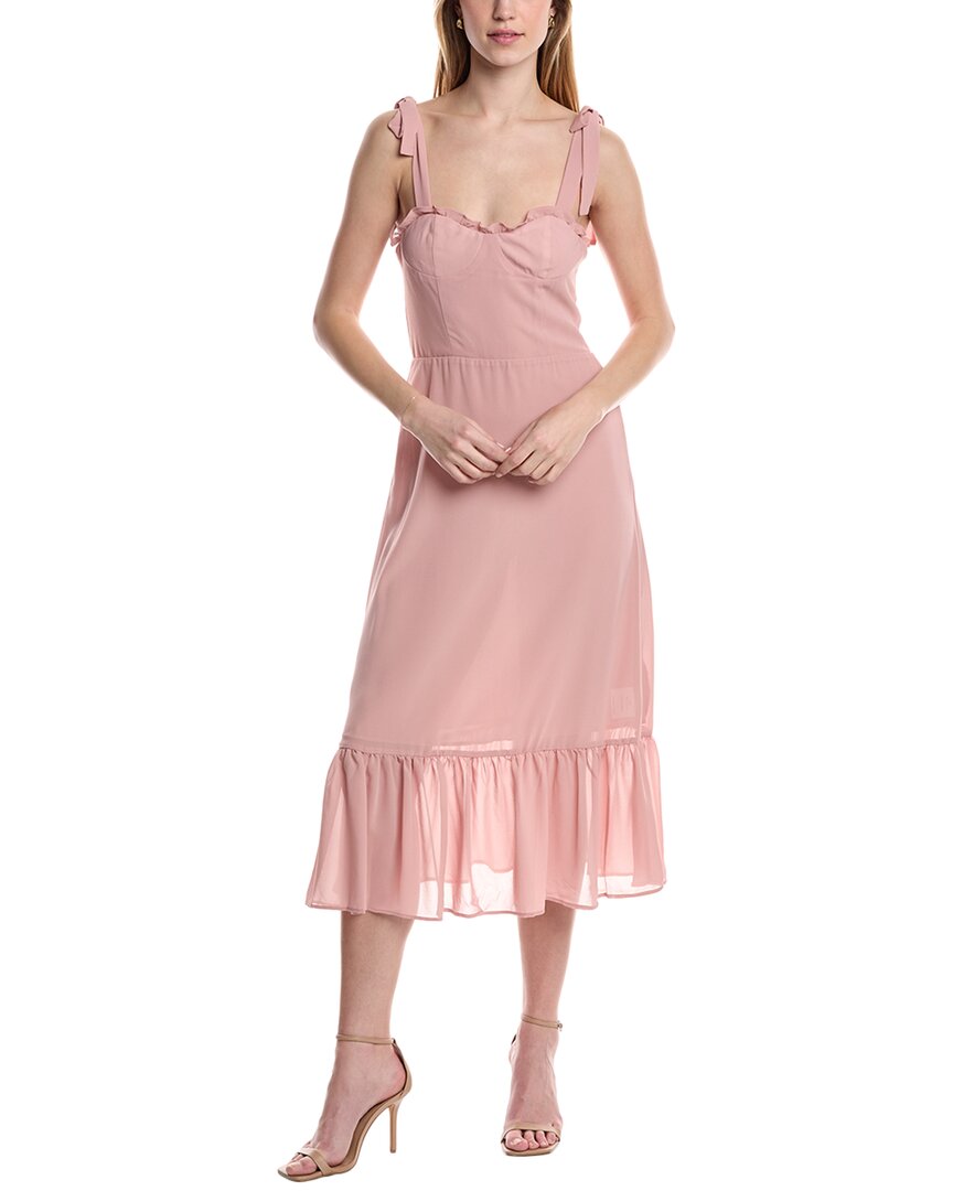 Seraphina Midi Dress In Pink