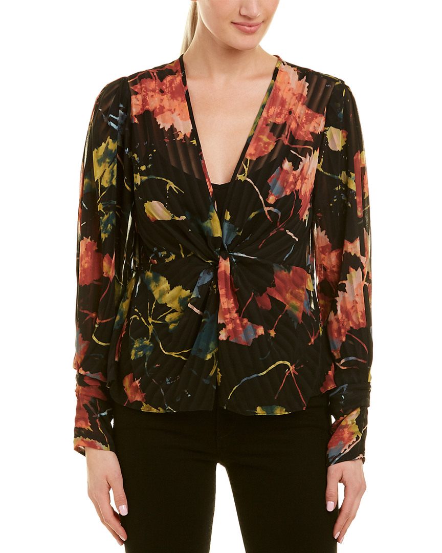 Image of BCBGMAXAZRIA Twisted Blouse