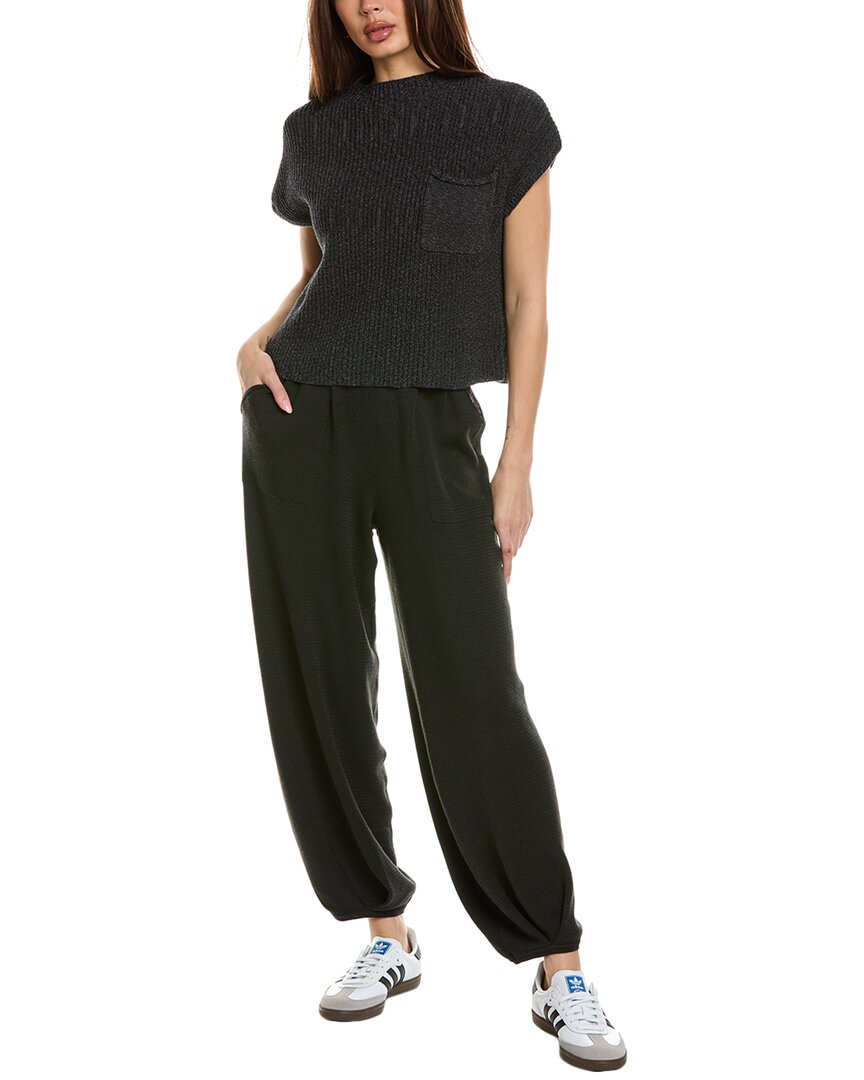 Free People 2pc Freya Sweater & Pant Set In Black