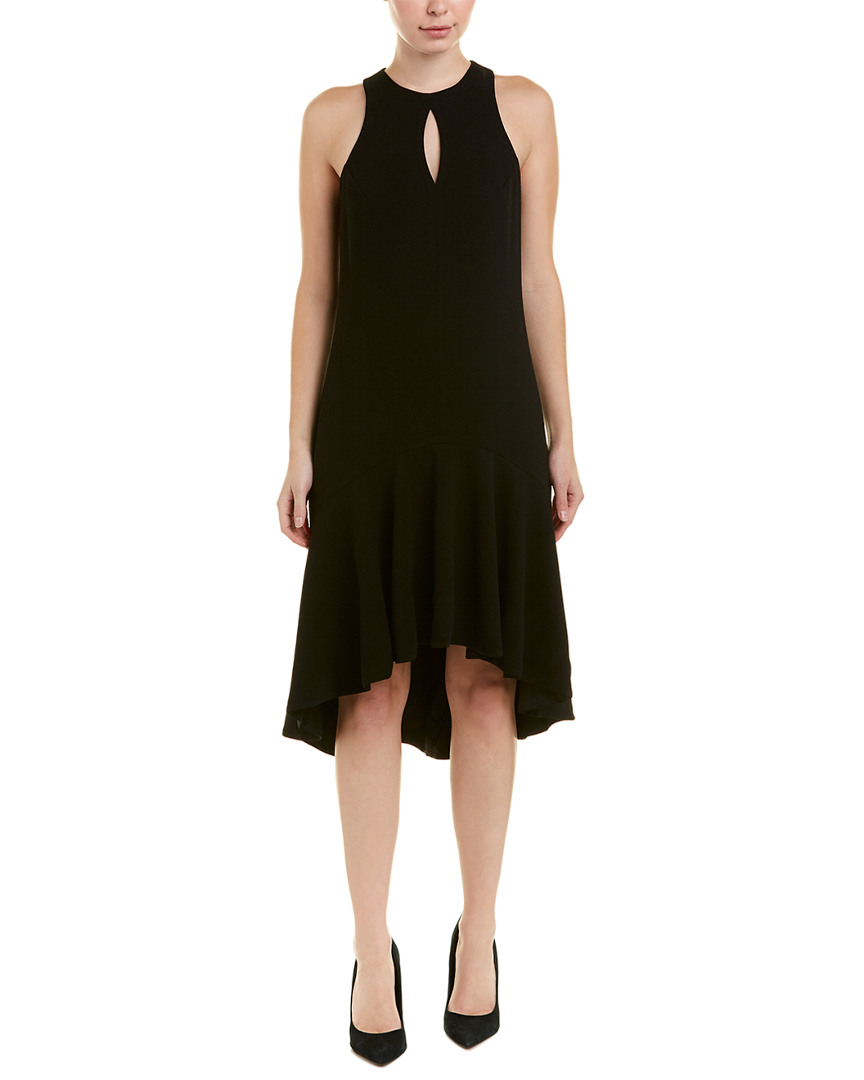 Trina Turk Keyhole Midi Dress Women's Black 2 191855045961 | eBay
