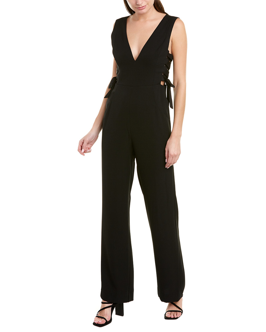 Image of BCBGMAXAZRIA Tie-Waist Jumpsuit