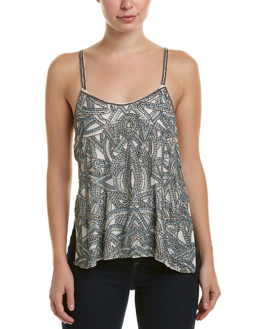 Image of Haute Hippie Soleil Silk Top