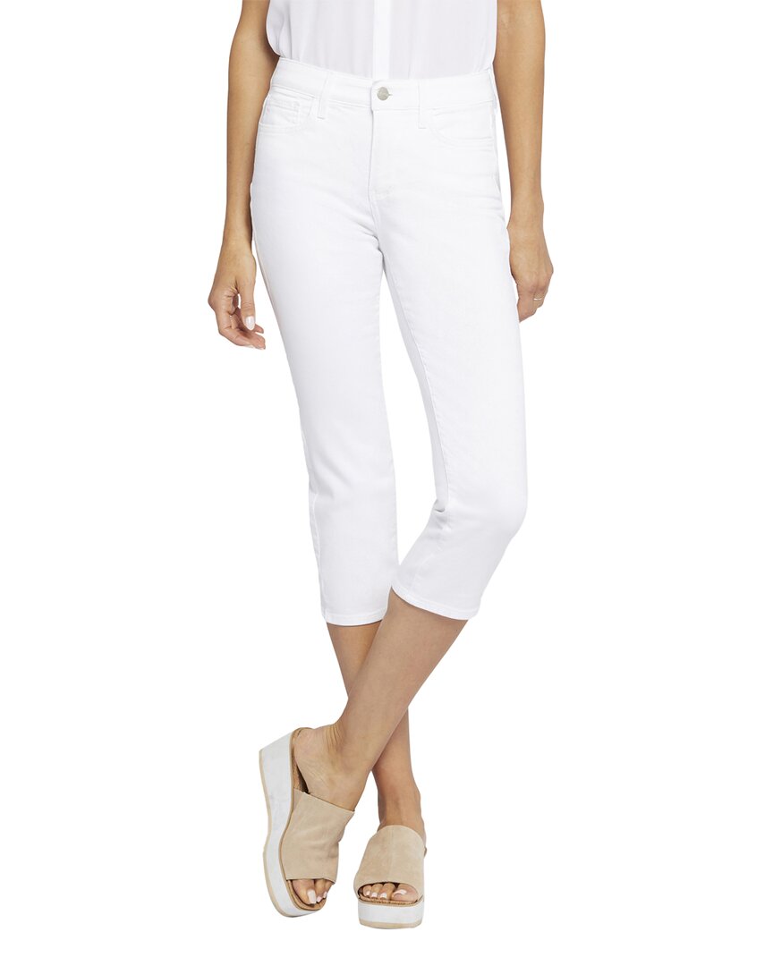 Shop Nydj Crop Optic White Relaxed Jean