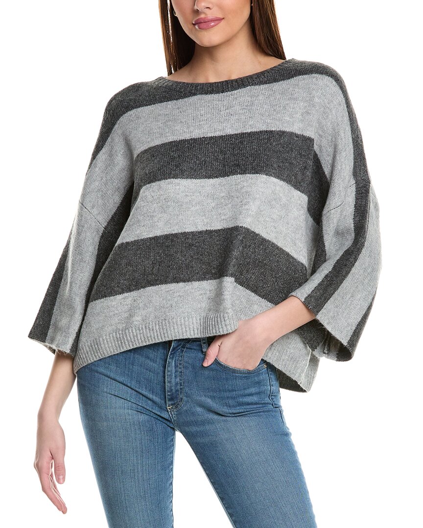 VINCE CAMUTO VINCE CAMUTO WIDE STRIPE SWEATER