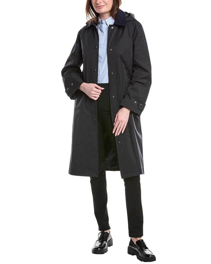 Sam Edelman Trench Coat In Blue