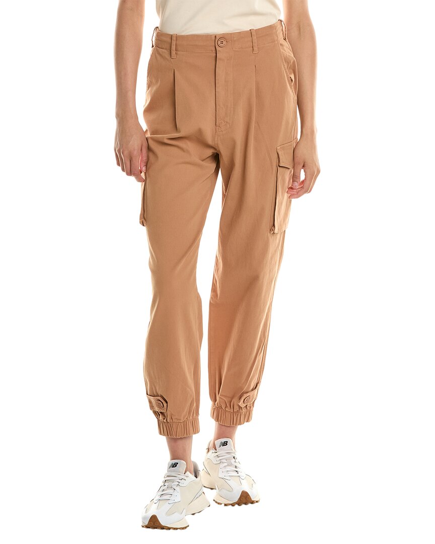 Monrow Utility Pant In Brown