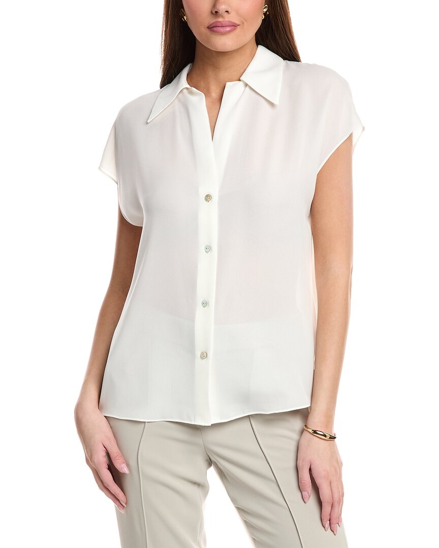 VINCE VINCE CAP SLEEVE BLOUSE