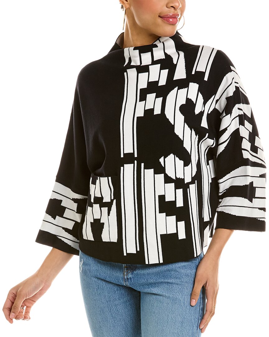 Женский свитер с воротником-стойкой Joseph Ribkoff, черный, размер размера XS