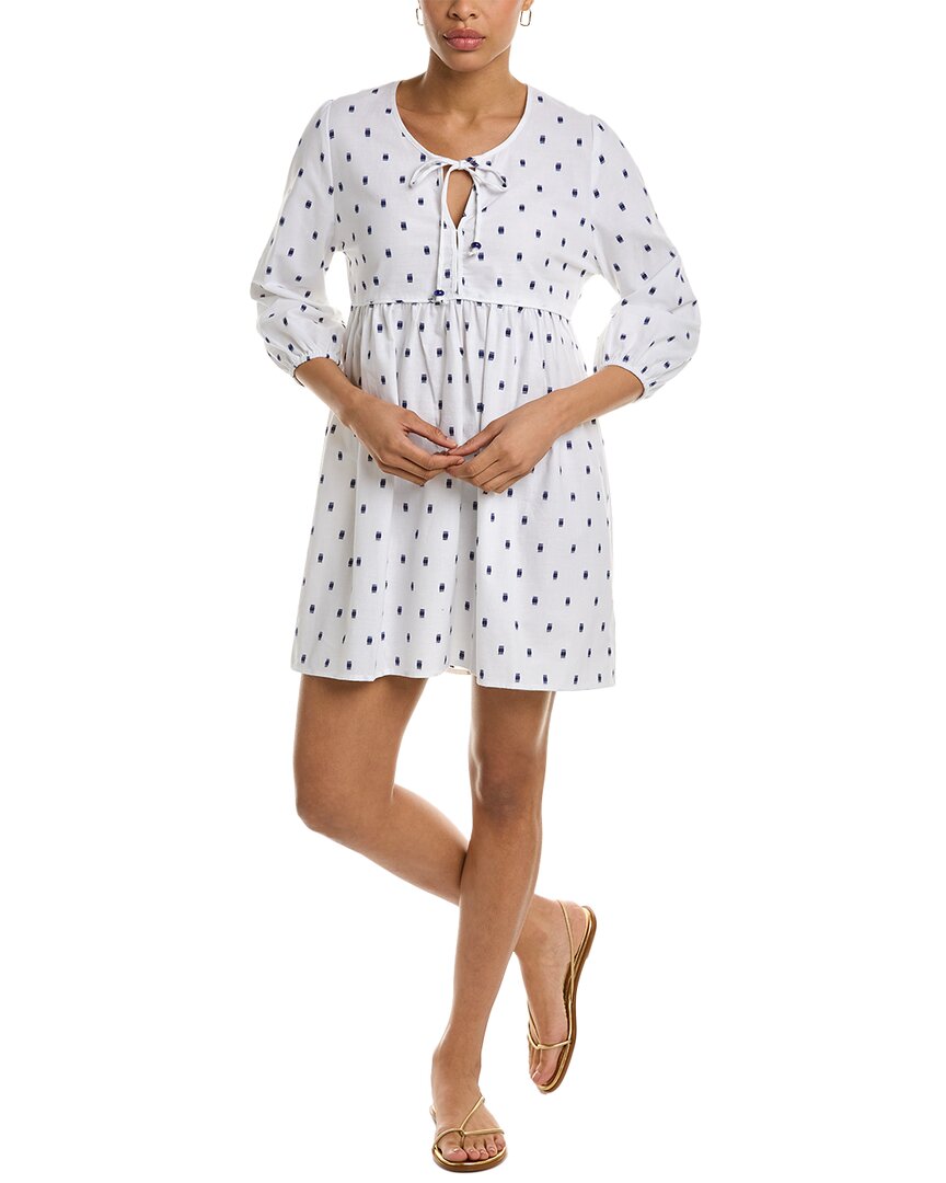 Tyler Boe Tyler Böe Courtney Clip Dot A Line Dress In White