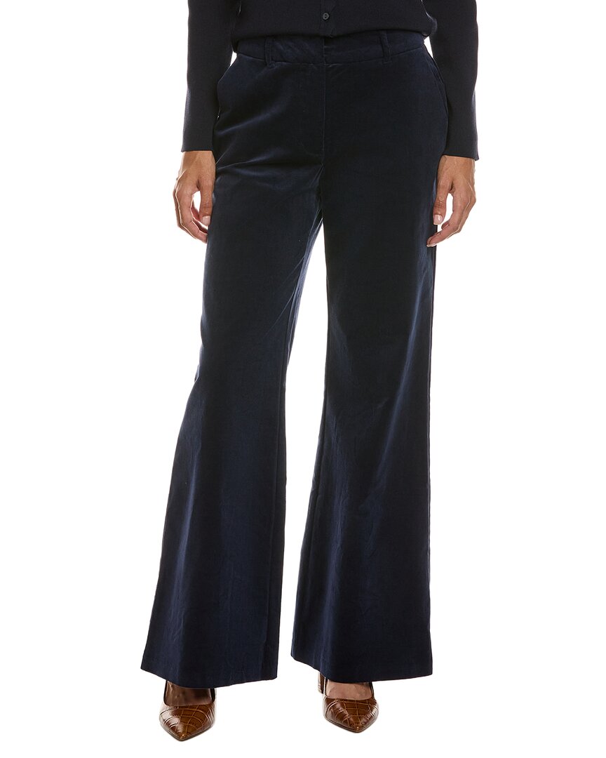 Ted Baker Wide Leg Trouser In Blue