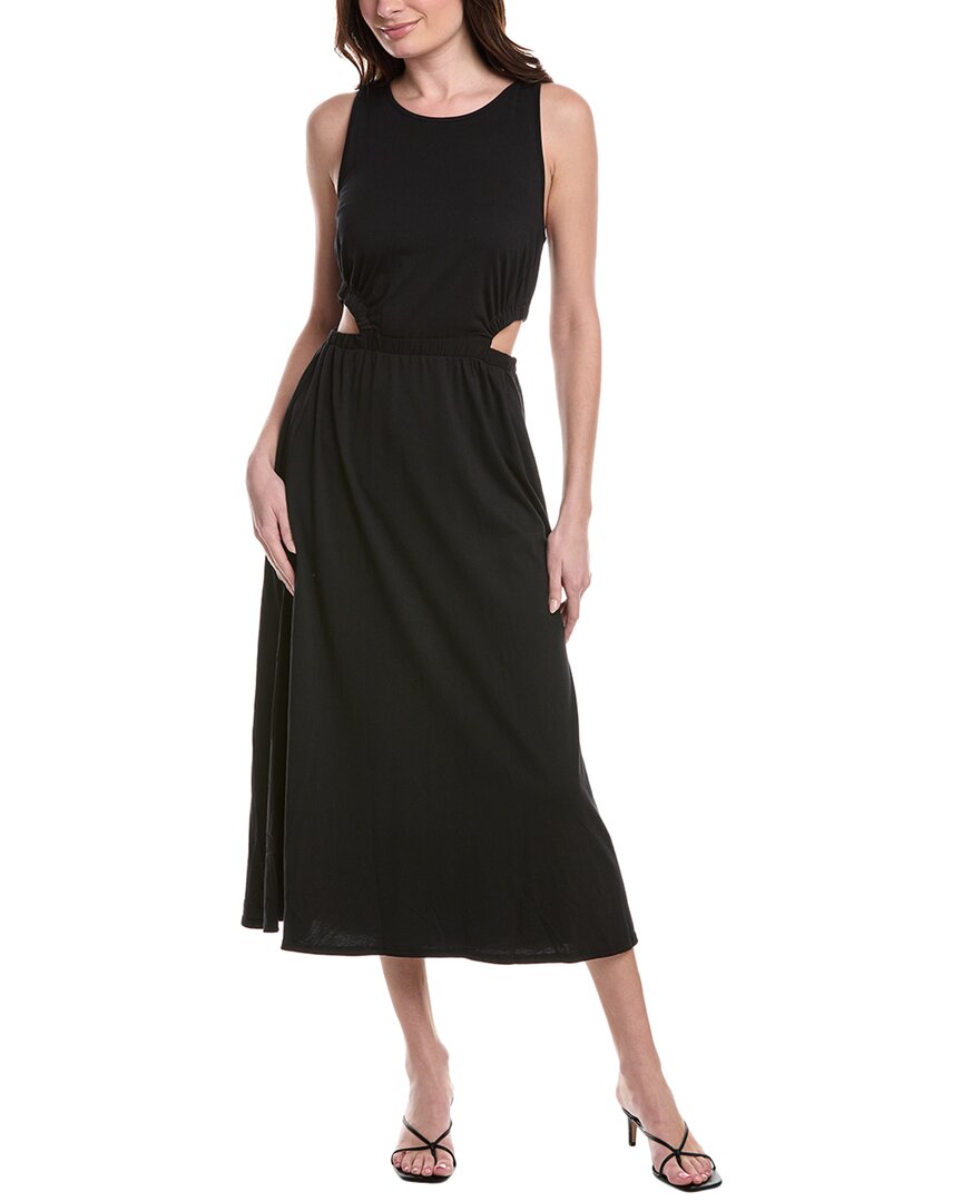 Shop Michael Stars Tank Maxi Dress In Black