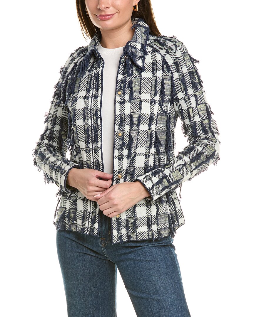 St John Wool-blend Shirt Jacket
