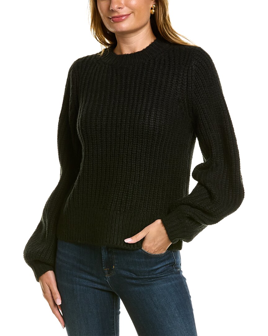 Shop Boden Chunky Ribbed Wool & Alpaca-blend Sweater In Black