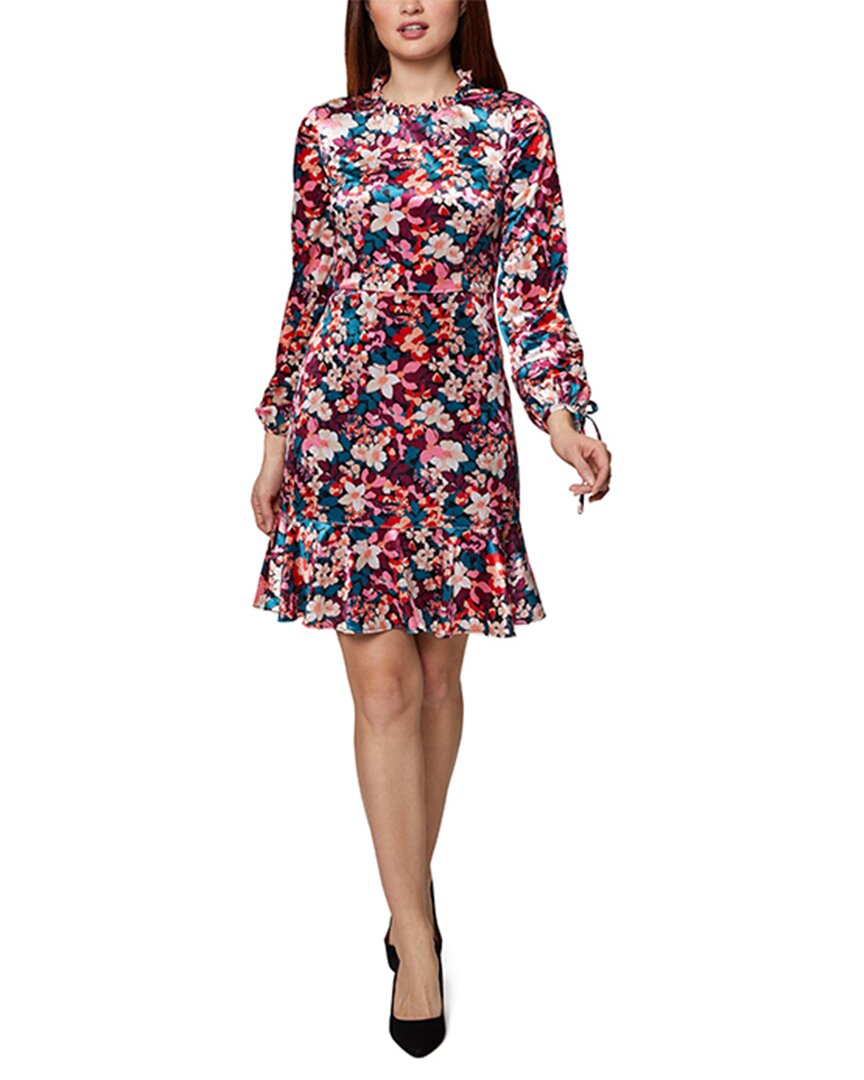 Shop Bcbgeneration Floral Velvet Mini Dress