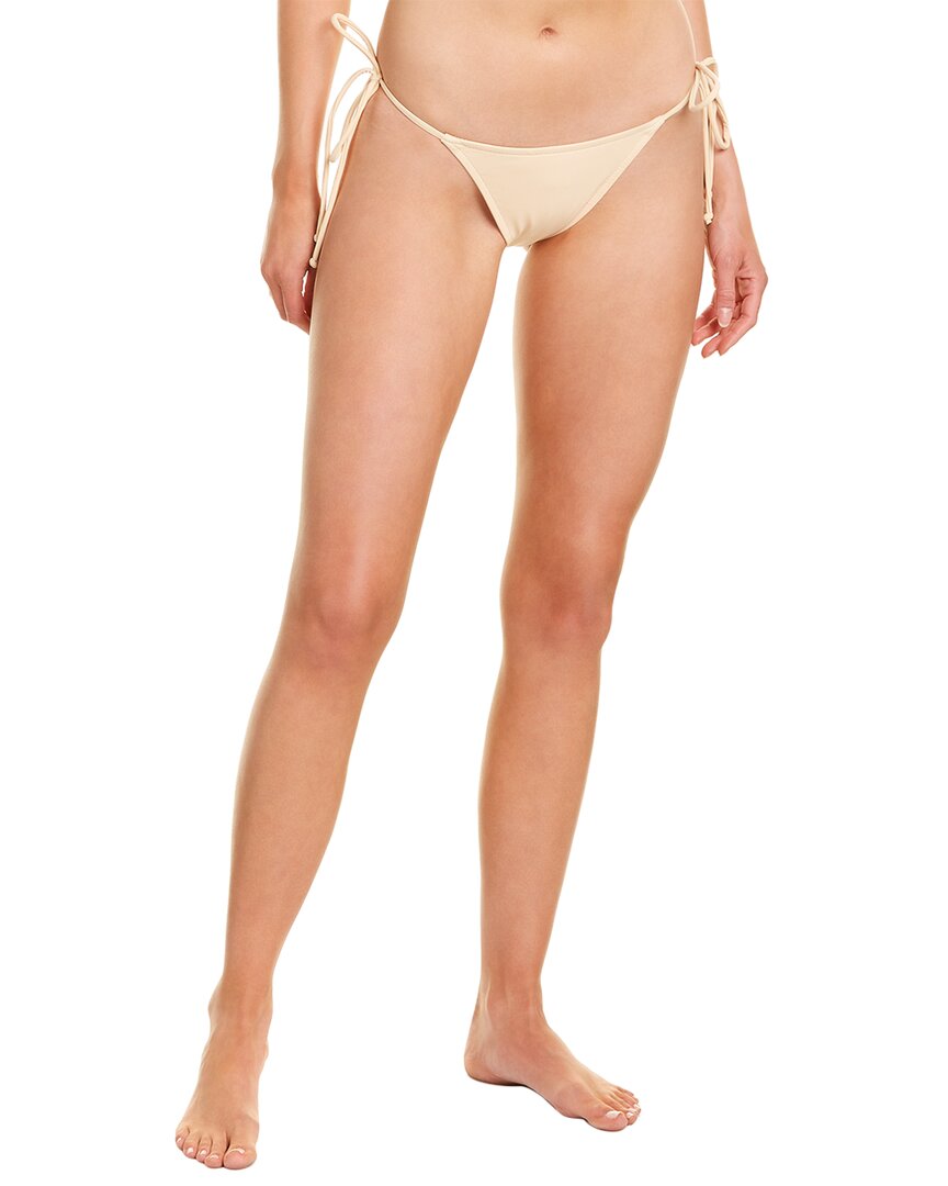 Shop Sportsillustrated Swim Sports Illustrated Swim String Bikini Bottom In Brown