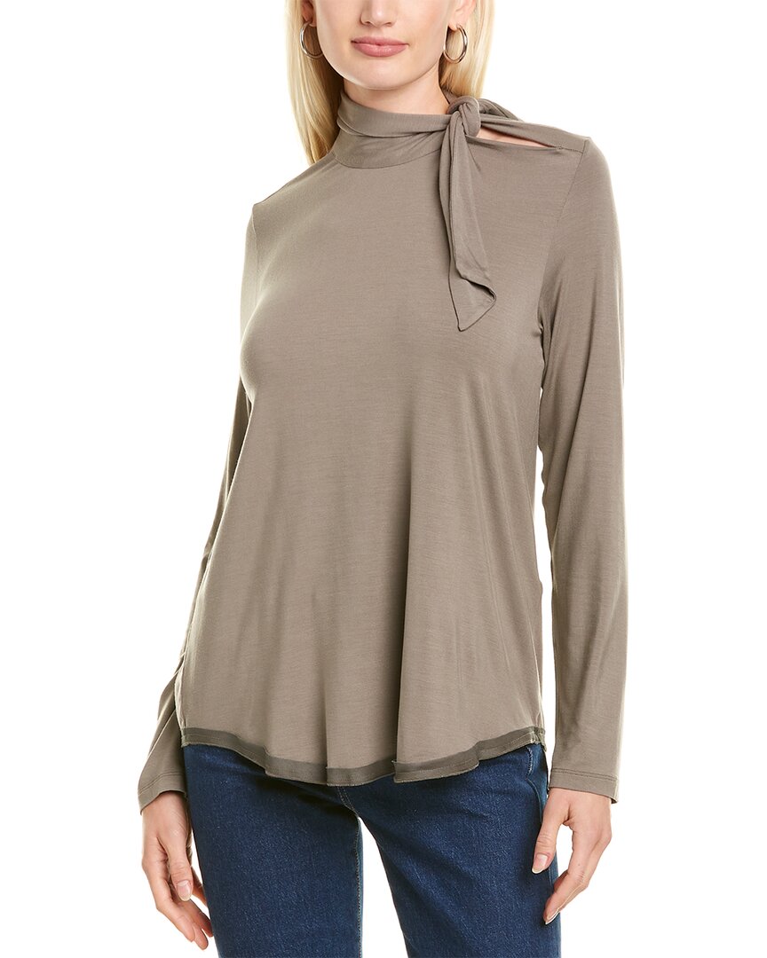 Image of Les Copains Scarf Neck Top
