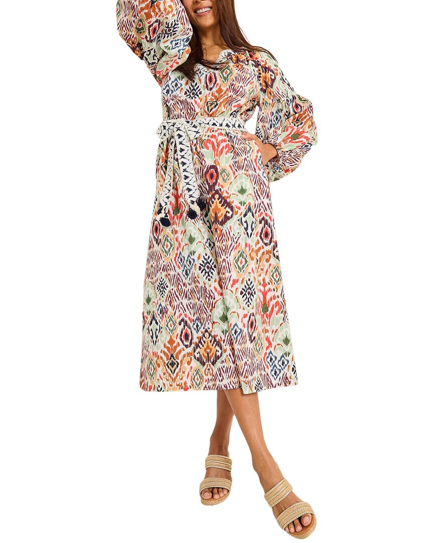 Tommy Bahama Vista Cove Belted Dress In White