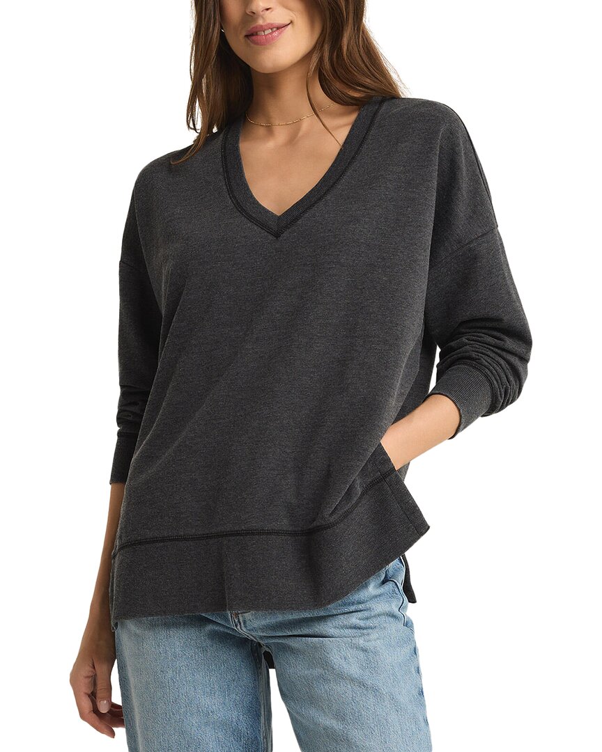 Z SUPPLY Z SUPPLY MODERN V-NECK WEEKENDER SWEATSHIRT