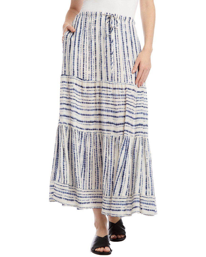 Image of Karen Kane Tiered Midi Skirt