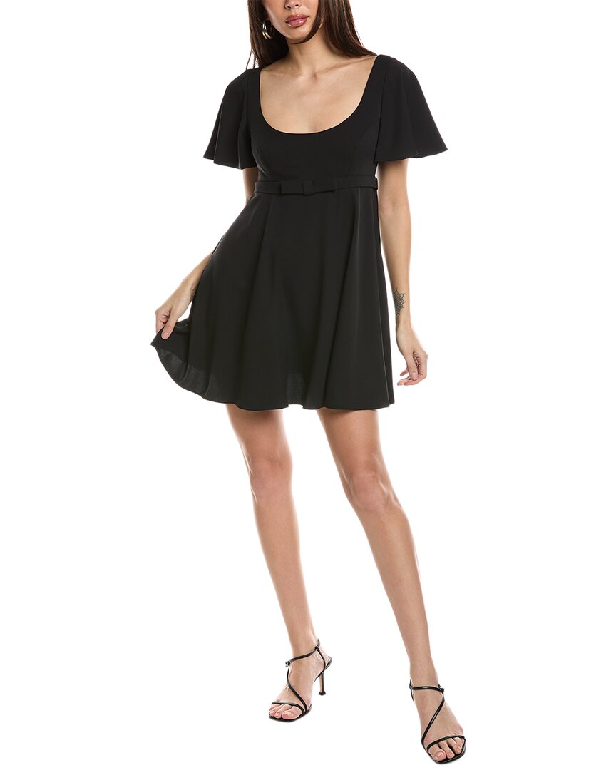 Amanda Uprichard Brianna Mini Dress In Black