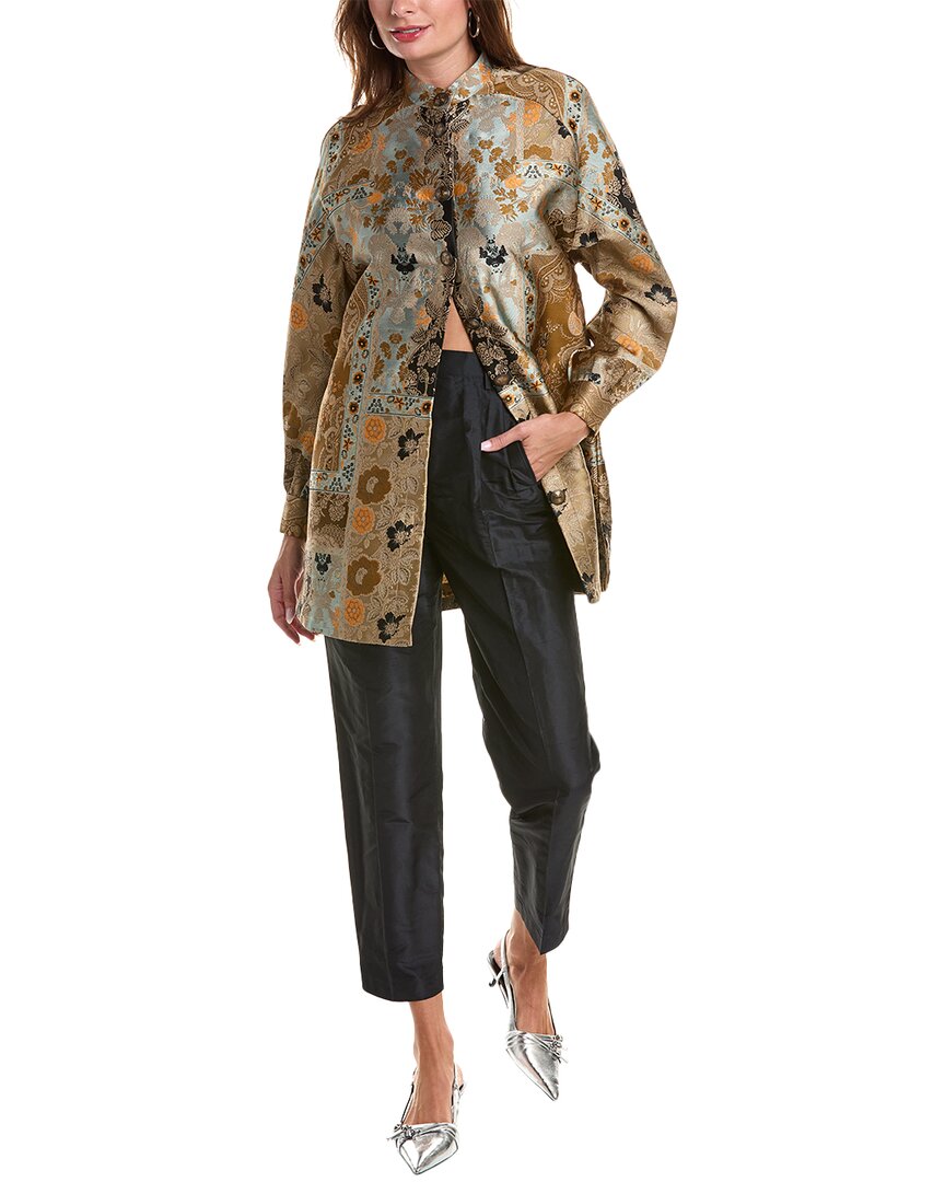 Shop Etro Jacquard Coat