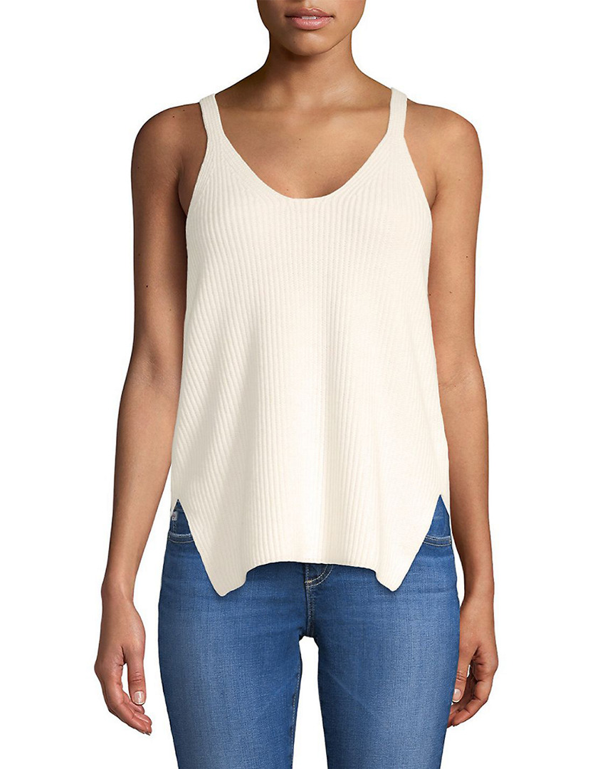 Image of Helmut Lang Racerback Cotton Tank Top
