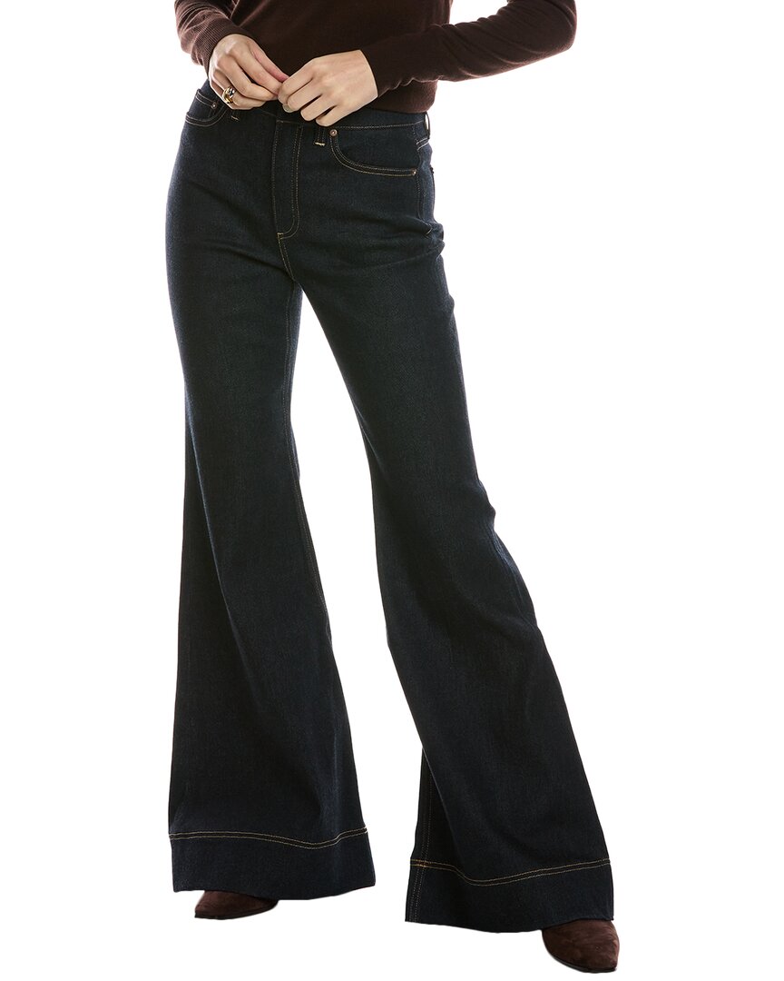 Alice And Olivia Jeans Alice+olivia Woman Color Blue In Blue