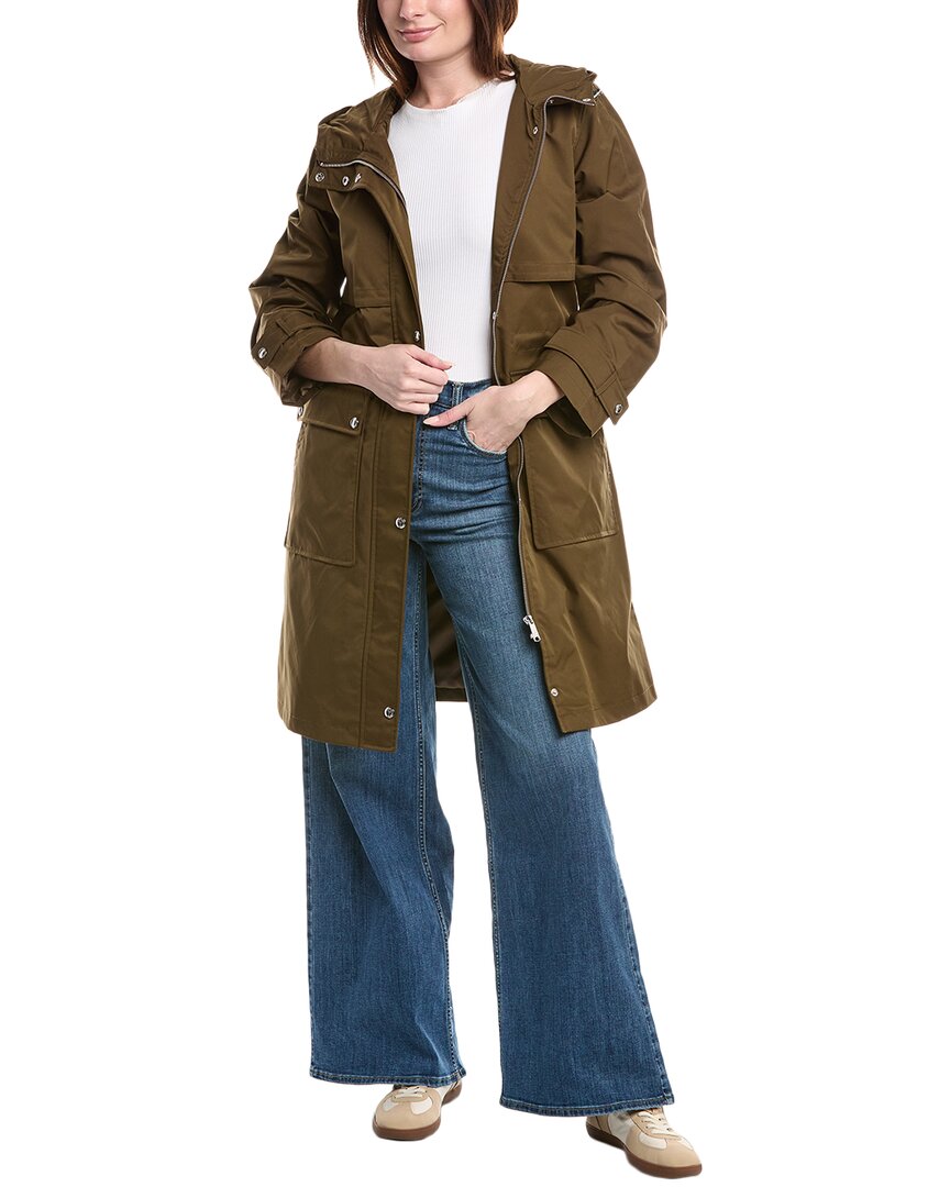 Sam Edelman Trench Coat In Green