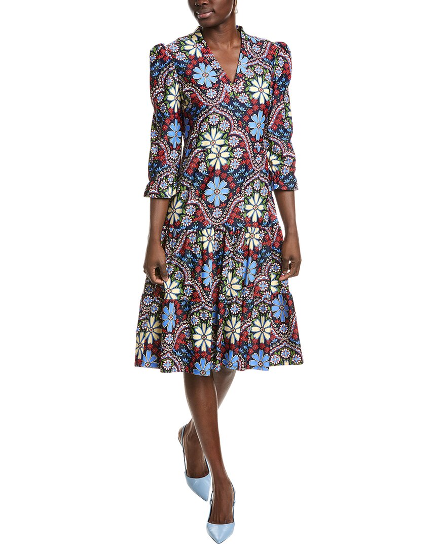 Jude Connally Maggie Tiered Midi Dress