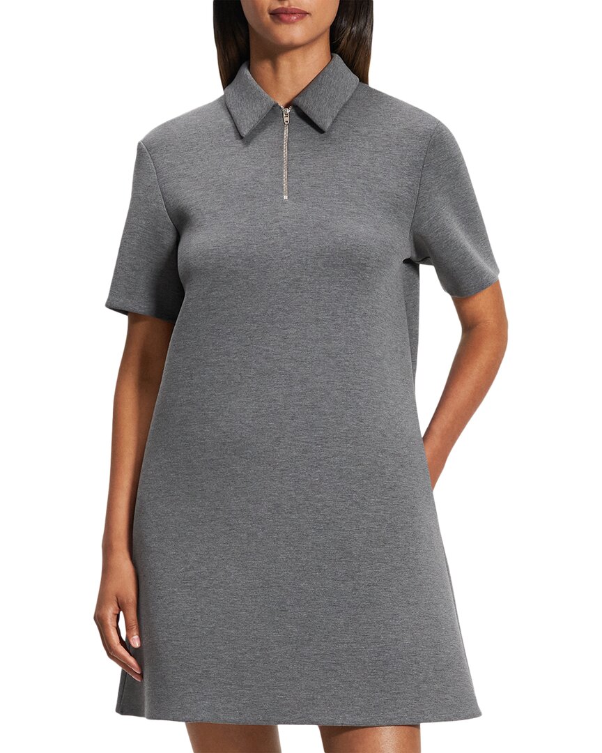 Theory Scuba Half-zip Polo Dress