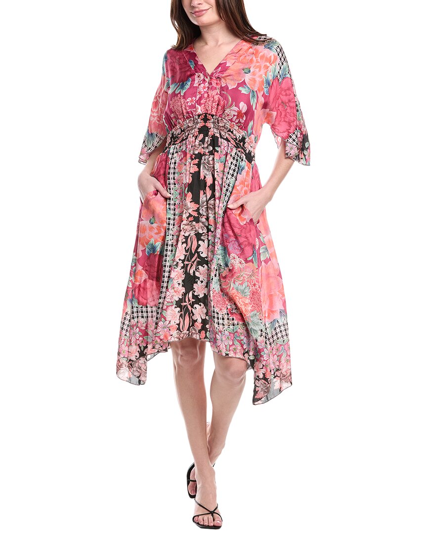 Johnny Was Svetka Silk Dress