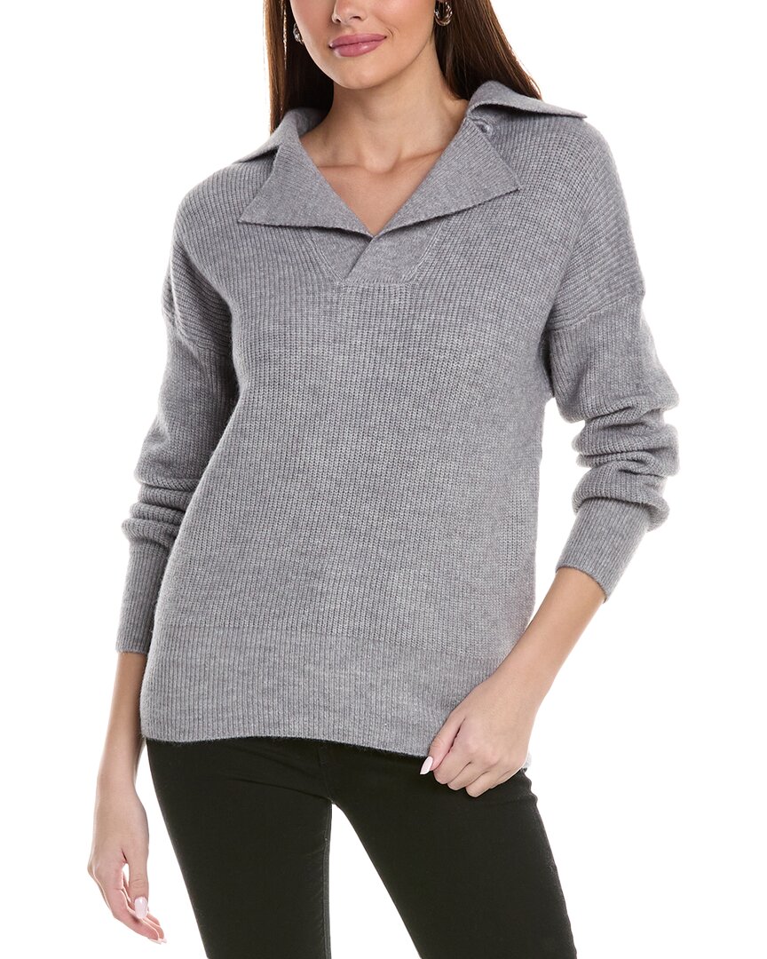 REVERIEE REVERIEE COLLARED SWEATER