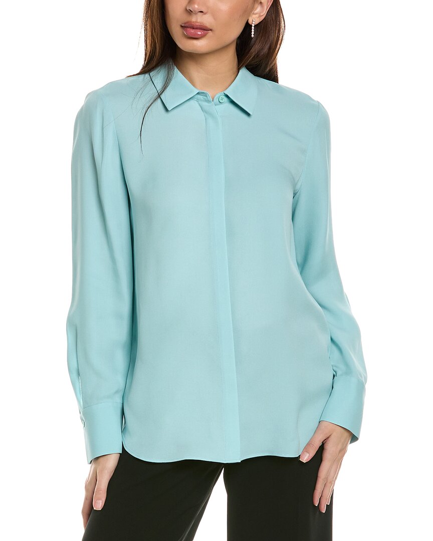 LAFAYETTE 148 LAFAYETTE 148 NEW YORK SILK SCOTTIE BLOUSE