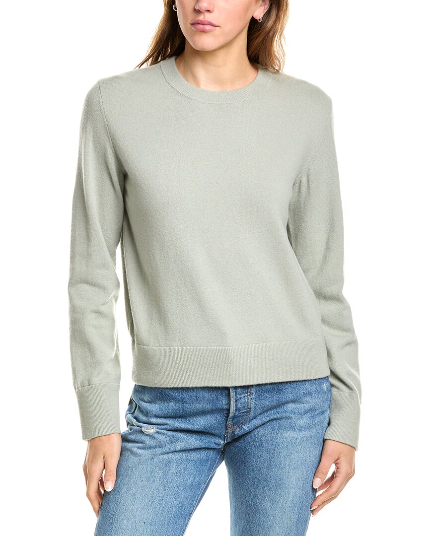 Vince Wool & Cashmere-blend Sweater In Green