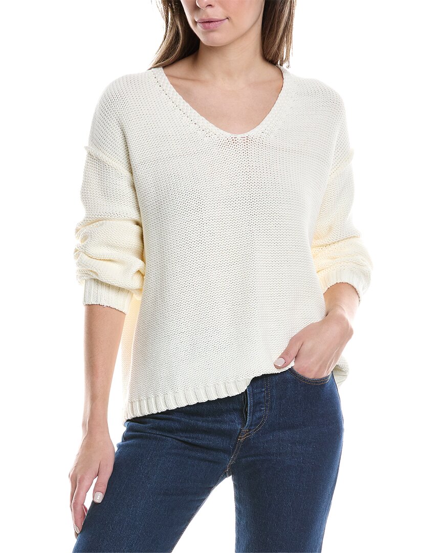 Michael Stars Kendra Relaxed Sweater In White