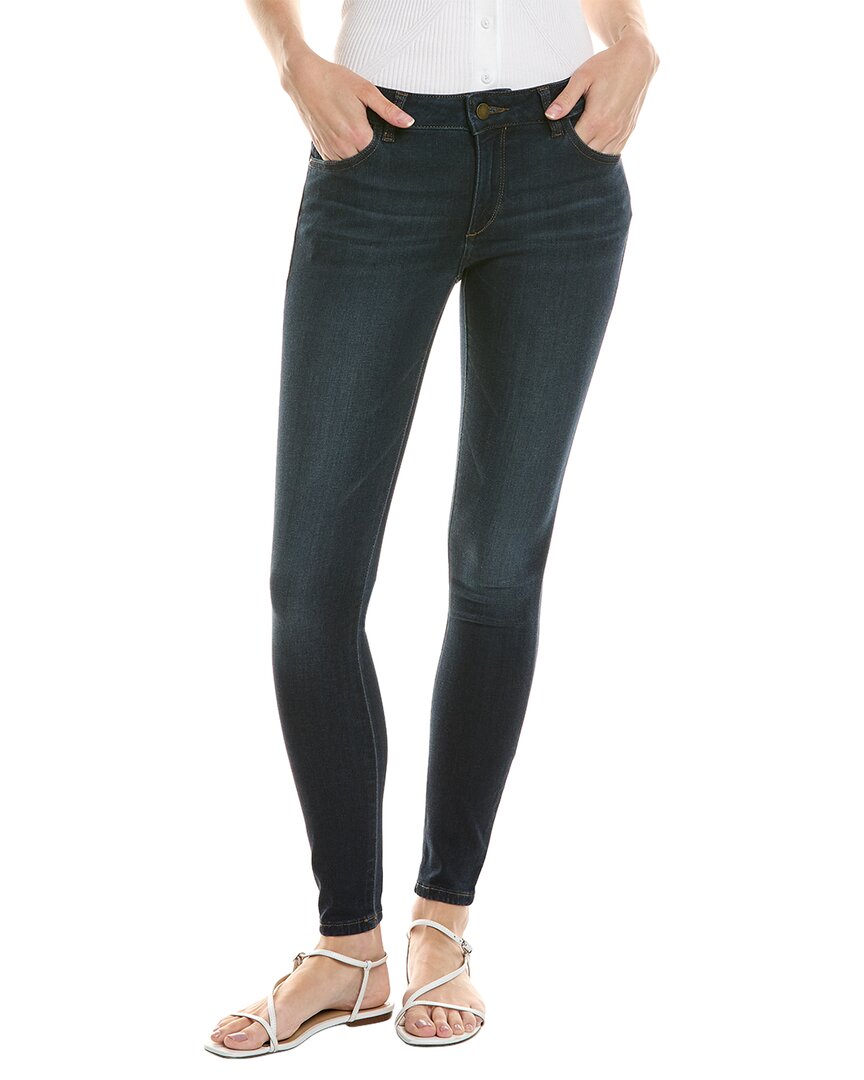 Shop Dl1961 Emma Low-rise Skinny Leg Jean In Blue