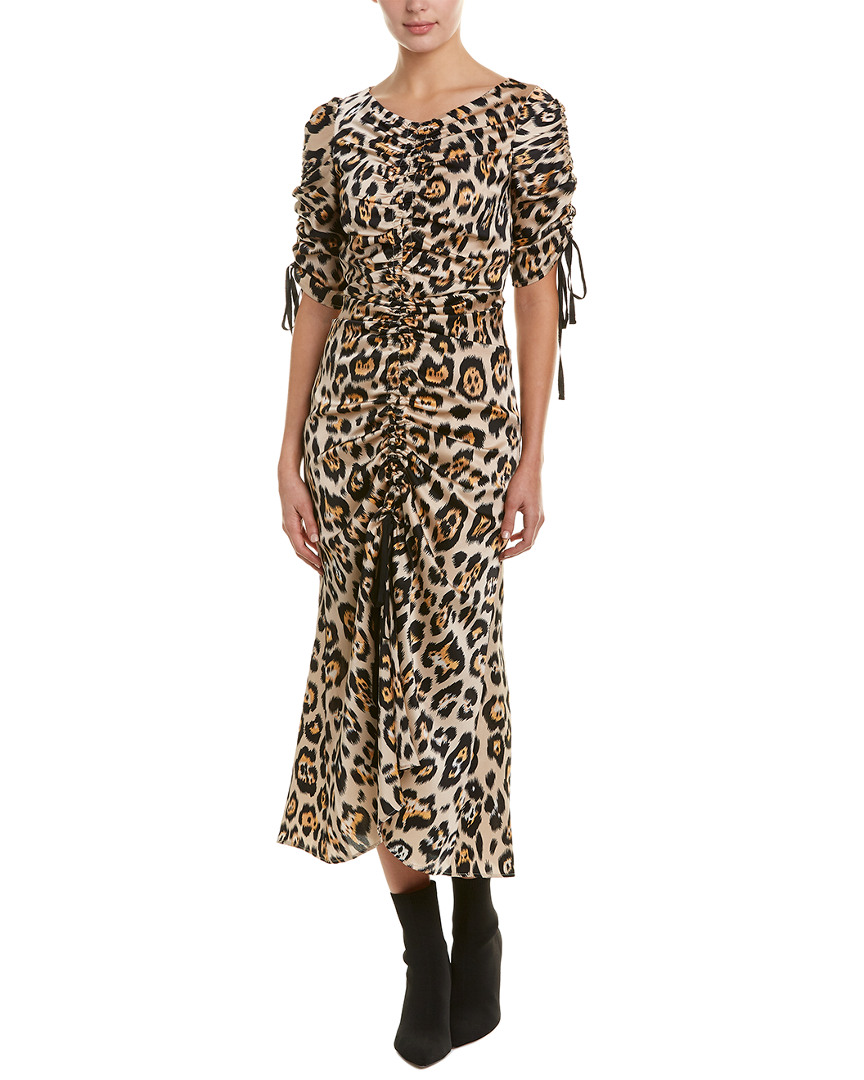 Image of Kerrick Ruched Midi Dress