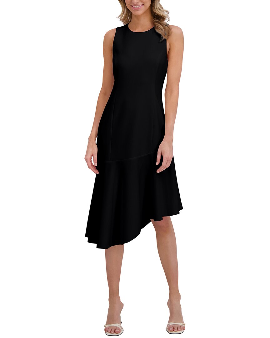 Ted Baker Asymmetric Ruffle Sleeveless Midi Dress